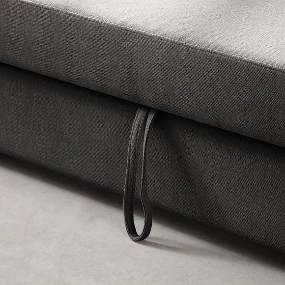 Miller Corner Double Sofa Bed, Chenille 6