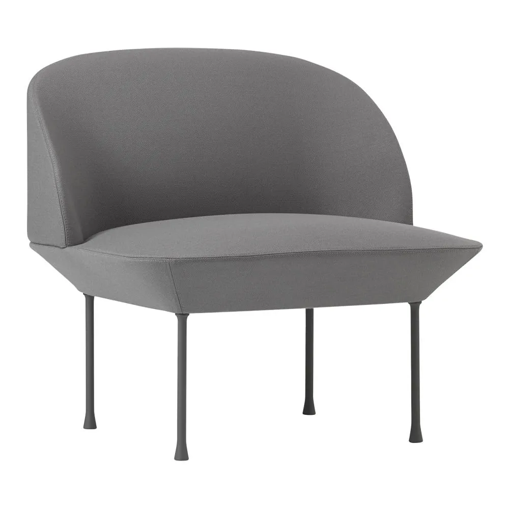 Muuto Oslo Lounge Chair Steelcut 160 Grey 2