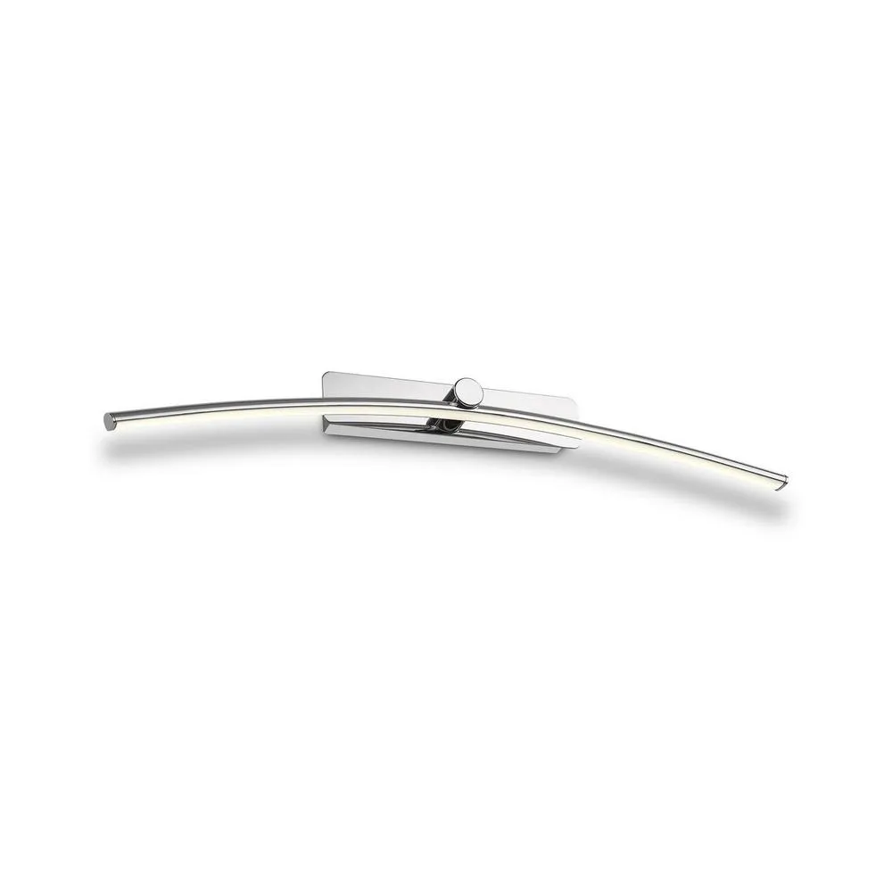 Netlighting Fusion Wall Lamp Picture Light 12W LED 3000K 716lm Polished Chrome in Silver
