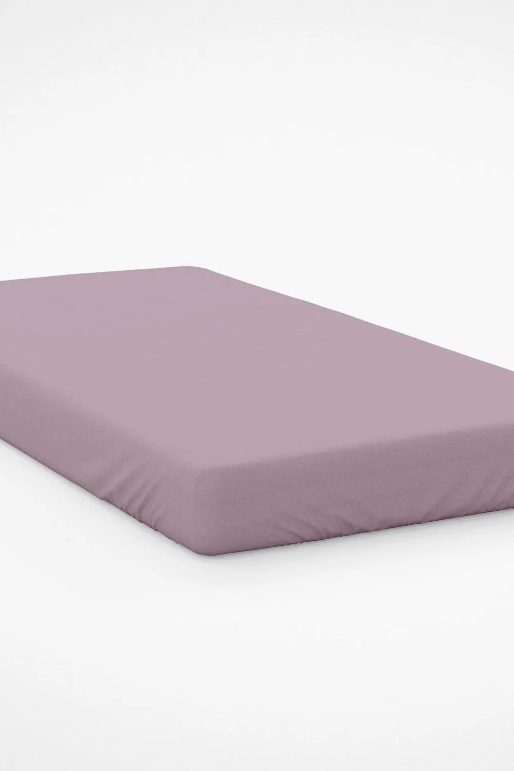 Belledorm Egyptian Cotton 400 Thread Count 38cm Fitted Sheet in Purple 1