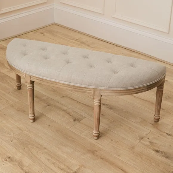 Voyage Maison Annette Linen Footstool 3