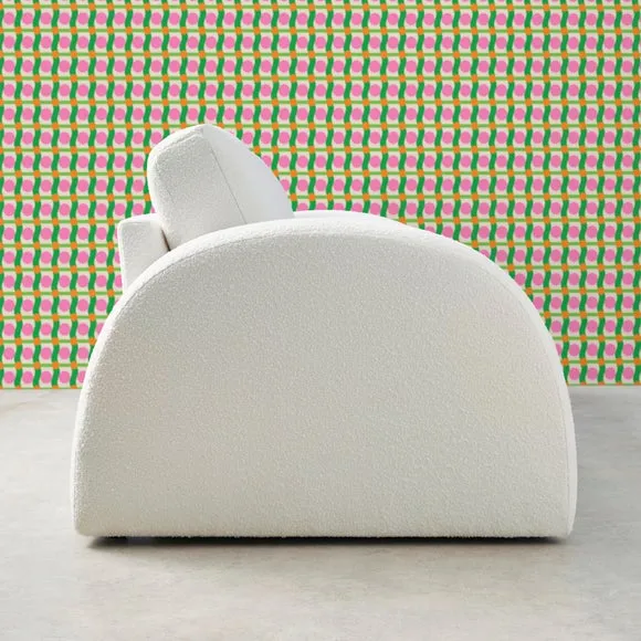 Yinka IIori Half Moon Boucle 2 Seater Sofa 3