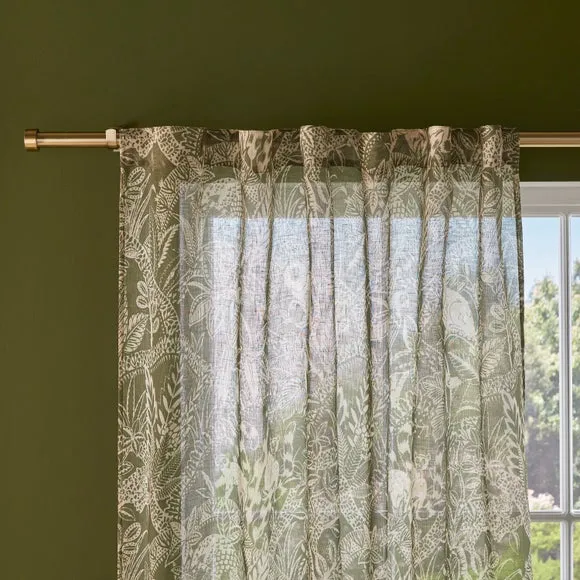 Natures Exhibitionist Tab Top Voile Panel