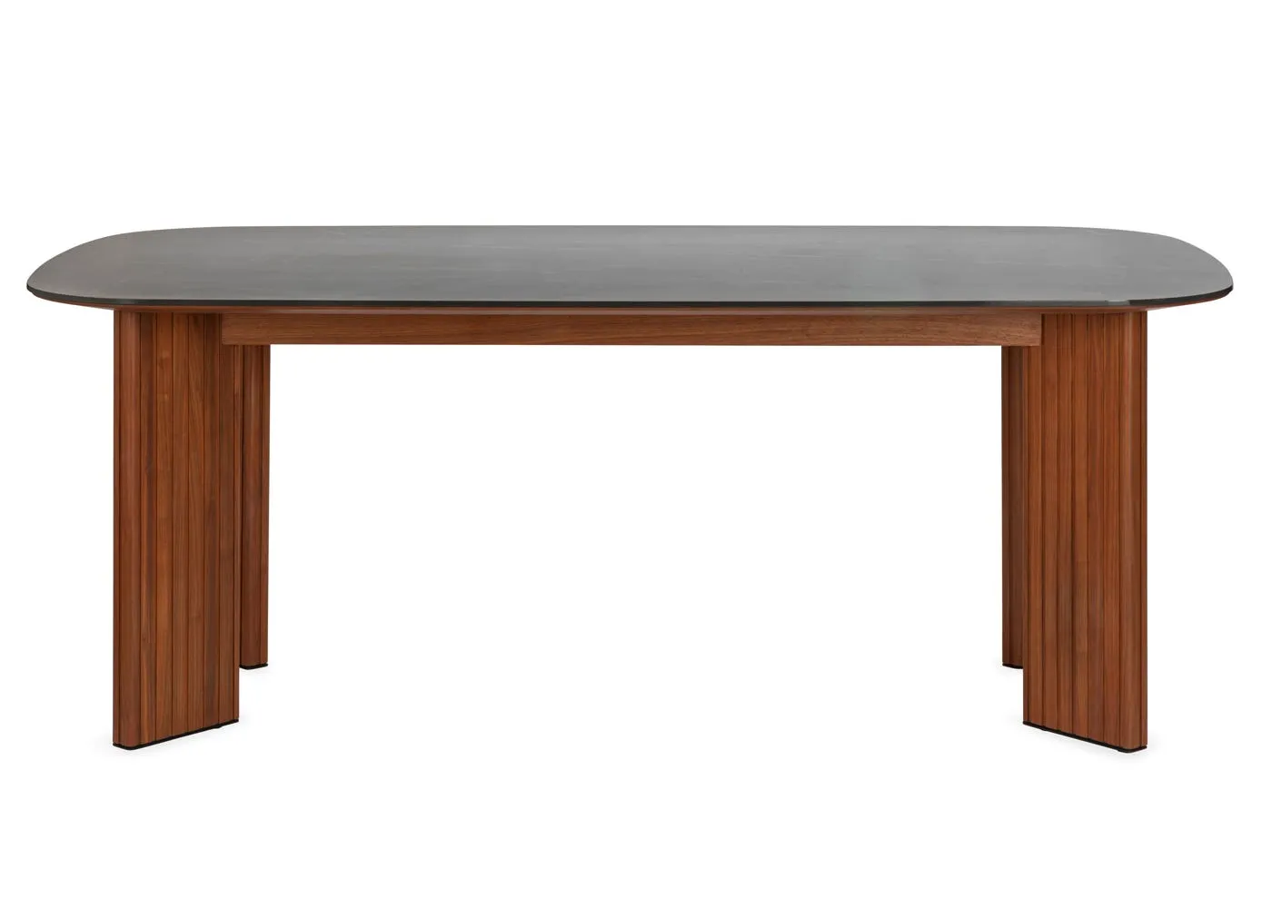 Heal's Riga Dining Table in Grey Ceramic