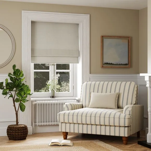 Churchgate Woodhouse Boucle Roman Blind 1