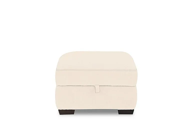 Saffron Fabric Storage Footstool