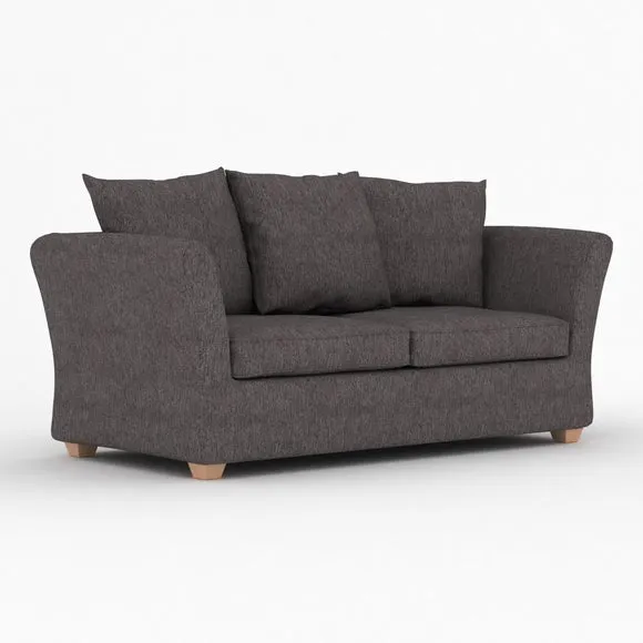 Emmett Woven Fabric 2 Seater Double Sofa Bed 5