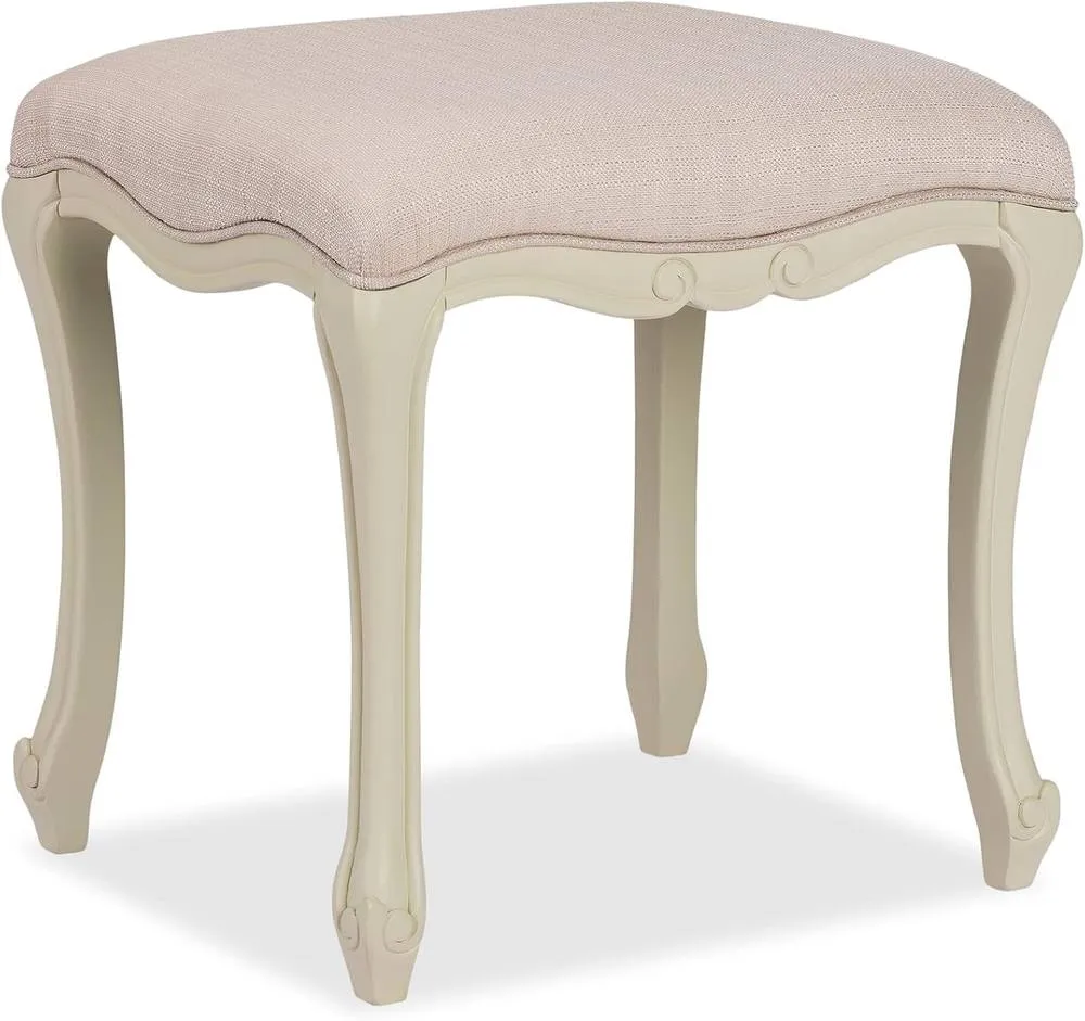 Statement Furniture Juliette Dressing Table Set (Stool, Table, Trinket Mirror) in Ivory 5
