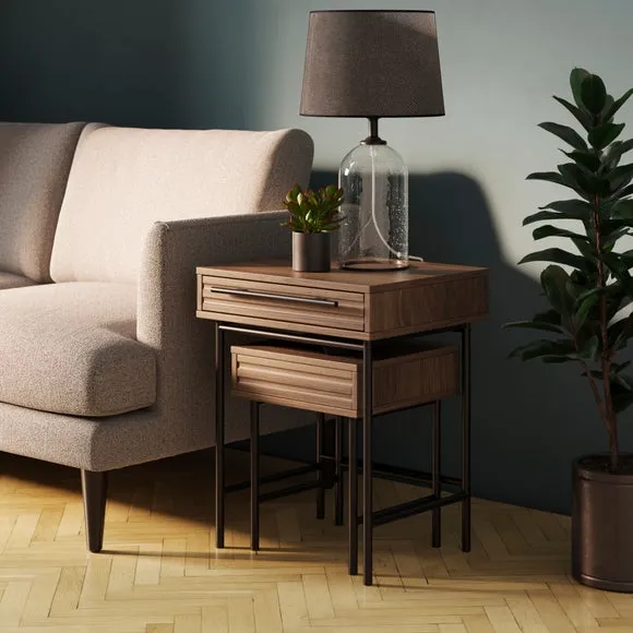 Bryant Nest of Side Tables with Drawers 2