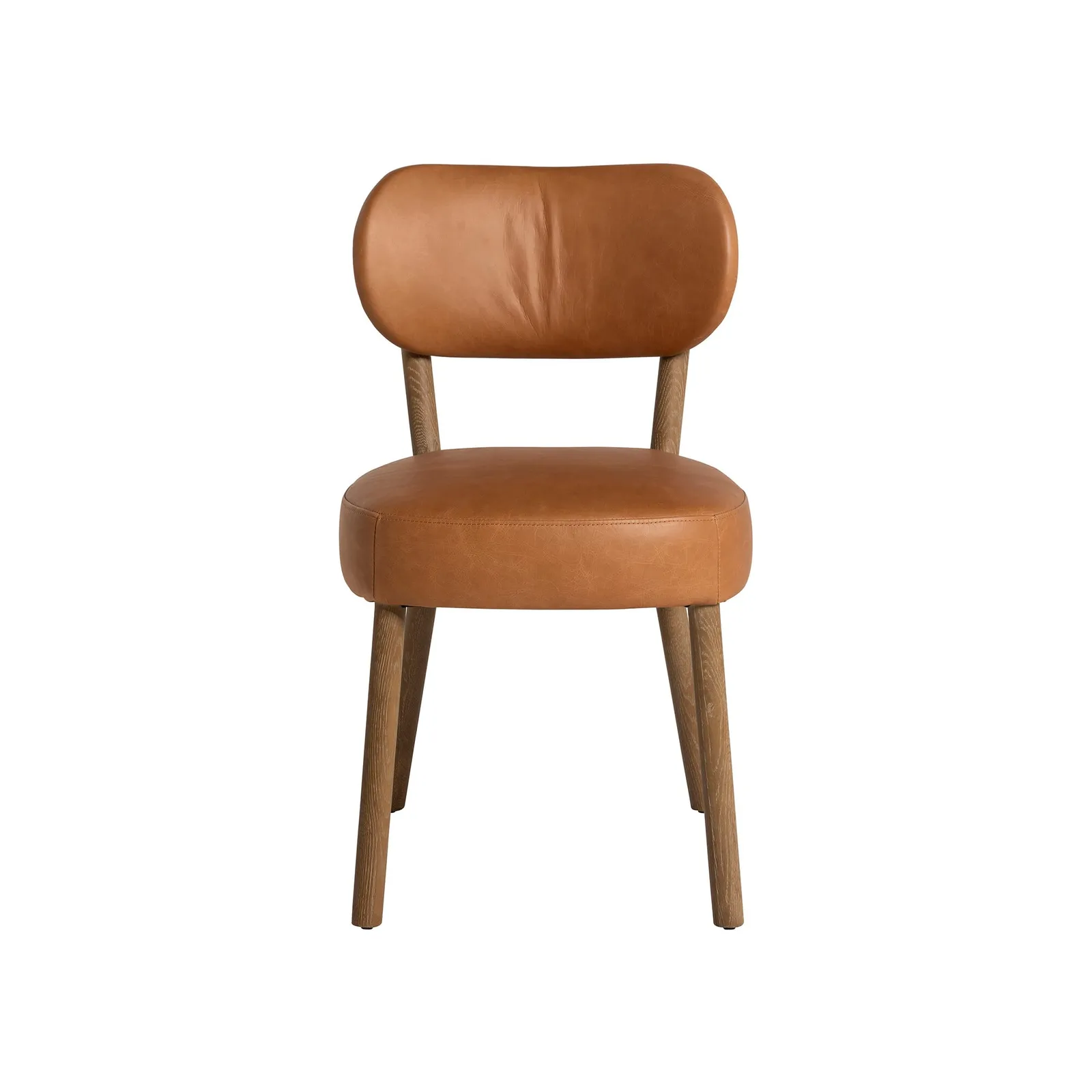 Dove Dining Chair, Brown Leather | Barker & Stonehouse 4