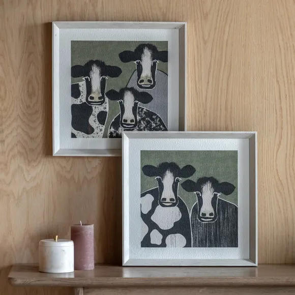 Cedar and Sage Set of 2 Animal Family 1 Framed Prints