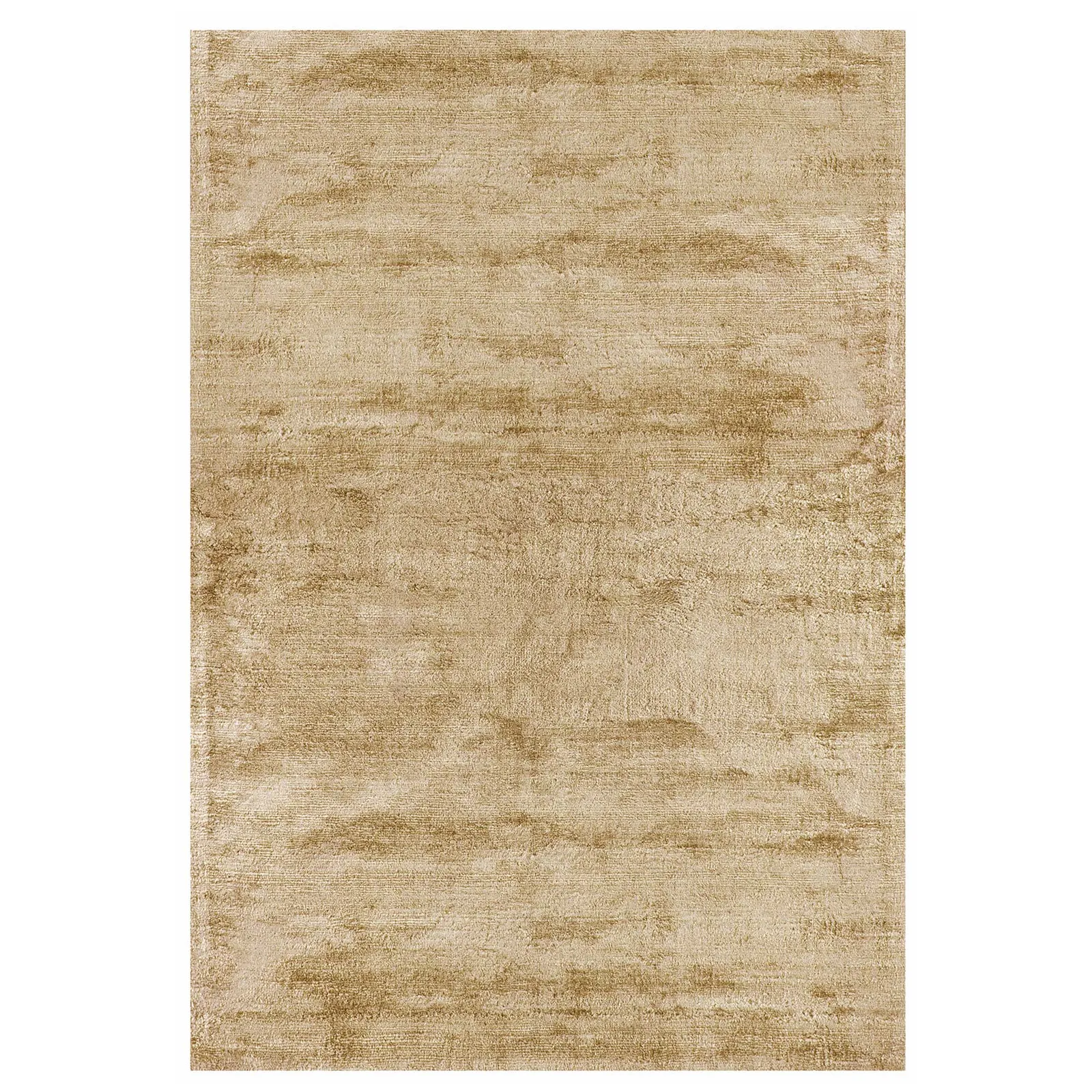 Dolce Hand Woven Rug In Gold - 12mm Pile - 100% Viscose - Measuring: W120 x D180cm