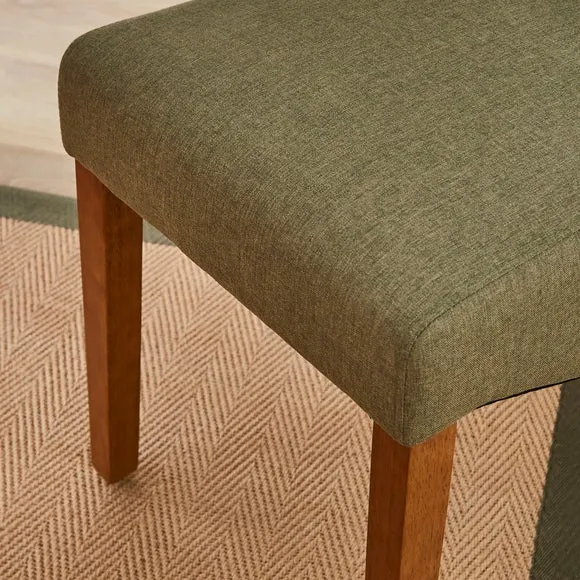 Ethan Set of 2 Dining Chairs, Fabric 4