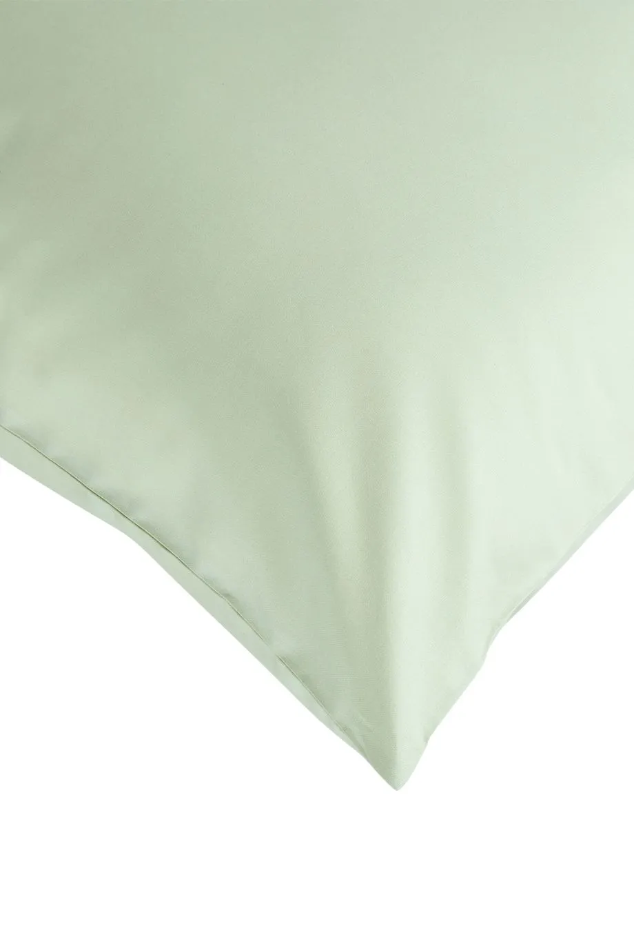 CHRISTY Pure Cotton Percale Standard Pillowcase Pair in Green 5
