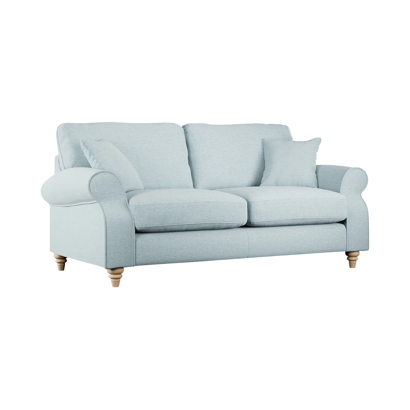 Hattie 3 Seater Sofa, Blue Fabric | Barker & Stonehouse 2