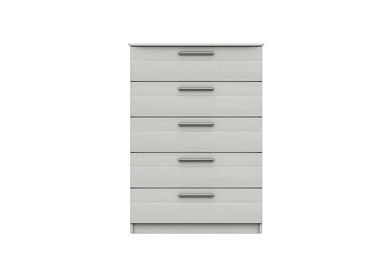 Victoria 5 Drawer Chest - White