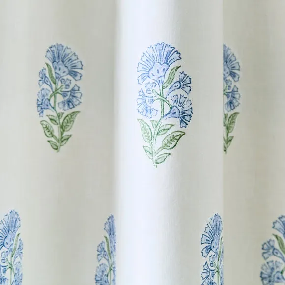 Matilda Frilled Polycotton Blackout Eyelet Curtains 3