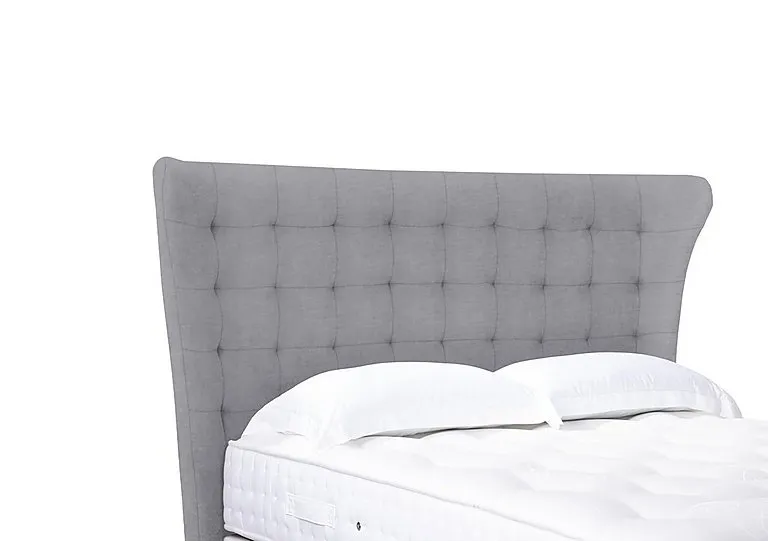 Artisan Collection Callie High Floor Standing Headboard - Double - Aston Steel