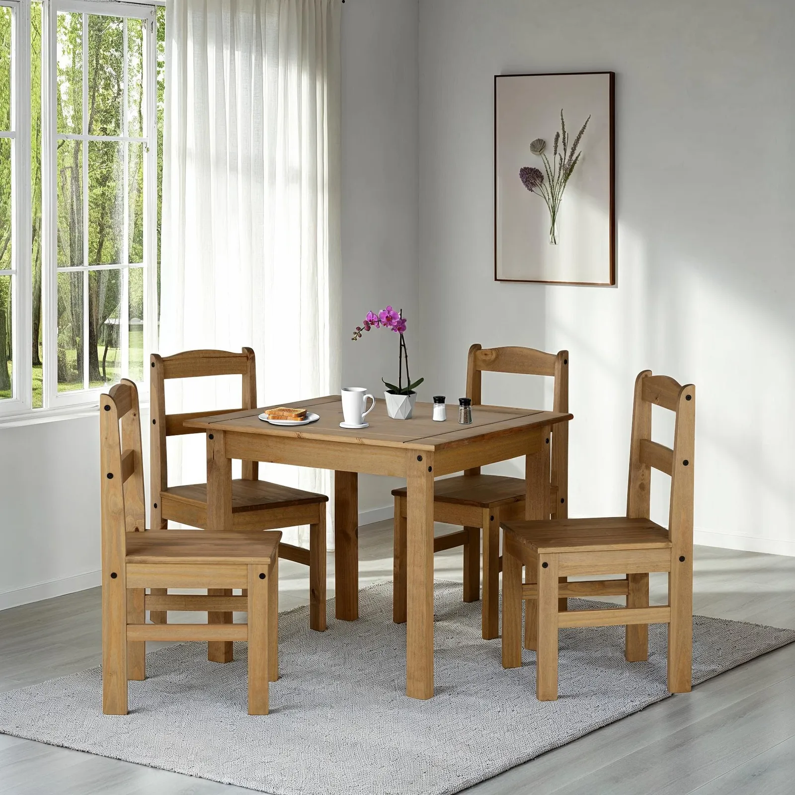 Seconique Panama Dining Set in Natural