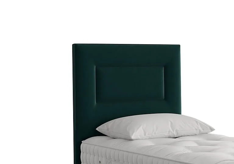 Enyo Floor Standing Headboard - Single - Bottle Green