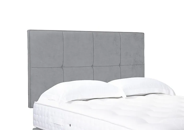 Artisan Collection Reigns High Strutted Headboard - Single - Aston Silver