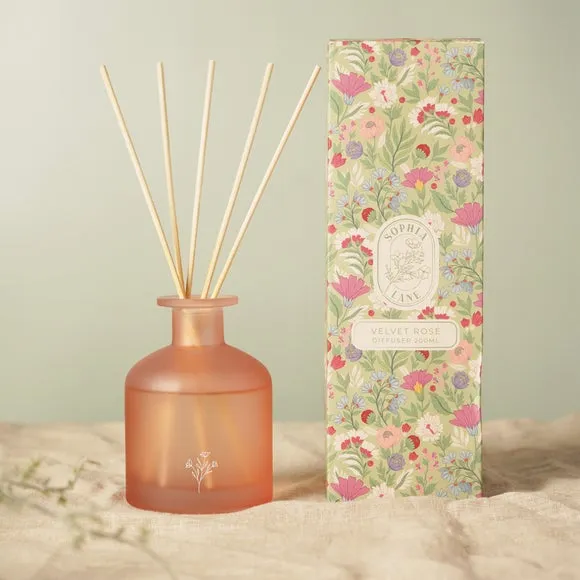 Sophia Lane Velvet Rose Floral Diffuser