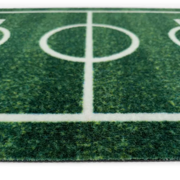 Marvel Printed Football Pitch Washable Rug 3