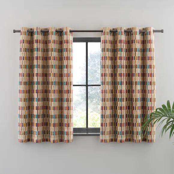 Pelosa Cut Velvet Eyelet Curtains 5
