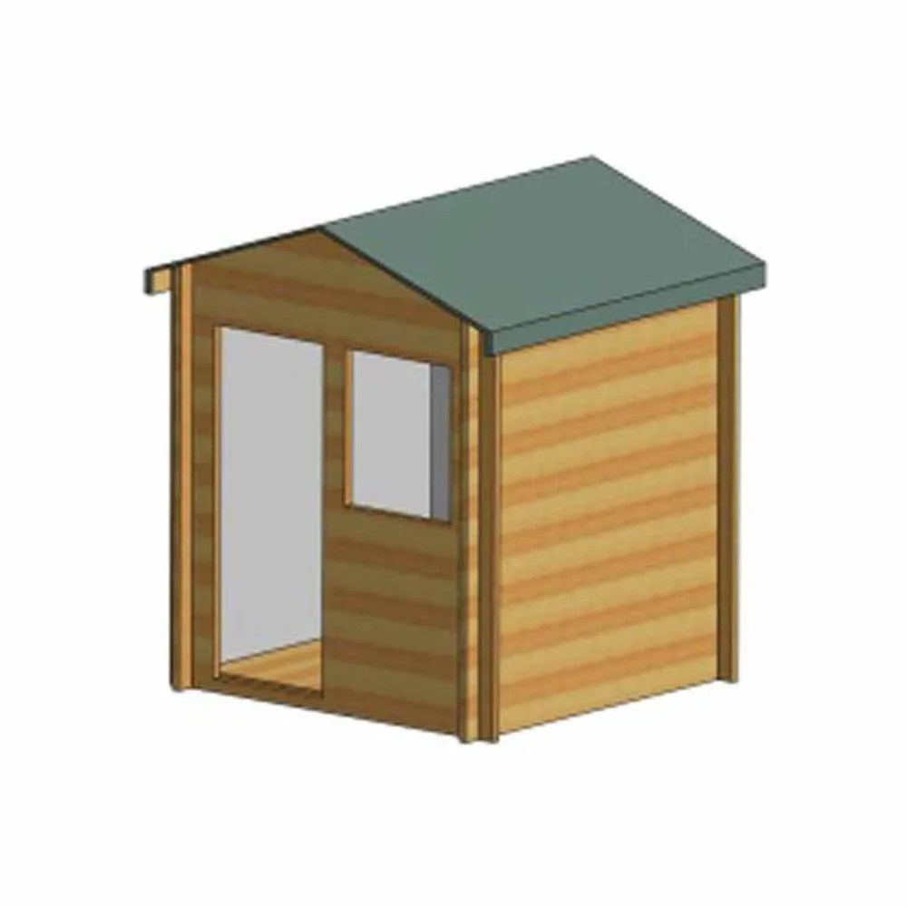 Shires Avesbury 19 mm Log Cabin 10 x 10 Feet in Blue 5
