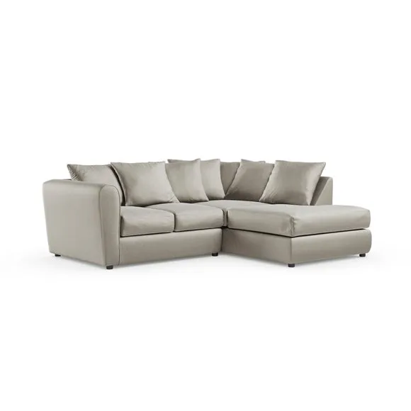 Blake Curved Arm Opulent Velvet Corner Chaise Sofa 6