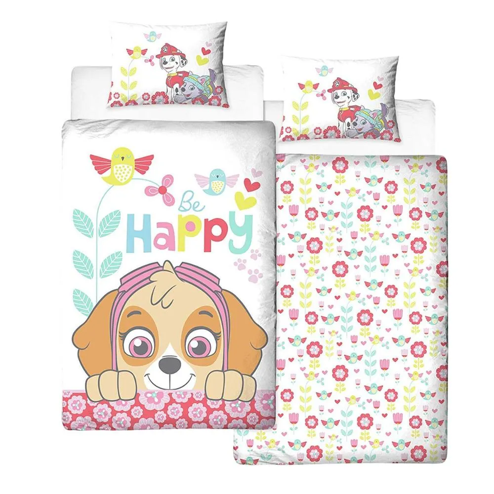 Paw Patrol Be Happy Reversible Duvet Set