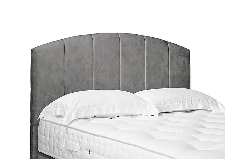 Artisan Collection Bow Standard Floor Standing Headboard - Single - Daytona Pebble
