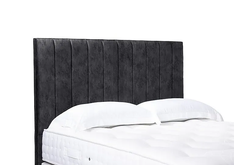 Artisan Collection Elyse High Floor Standing Headboard - Single - Daytona Coal