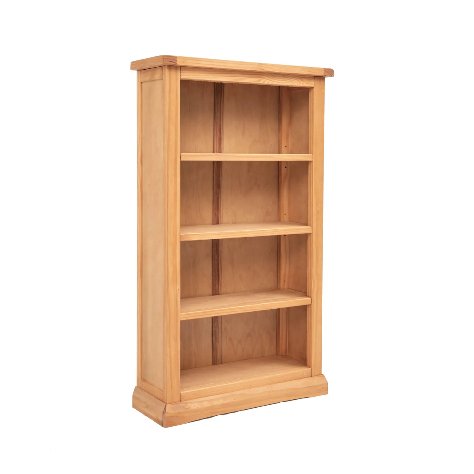 Cabinet Bits Bookcase with plinth 120x70x25cm in Light Brown 2