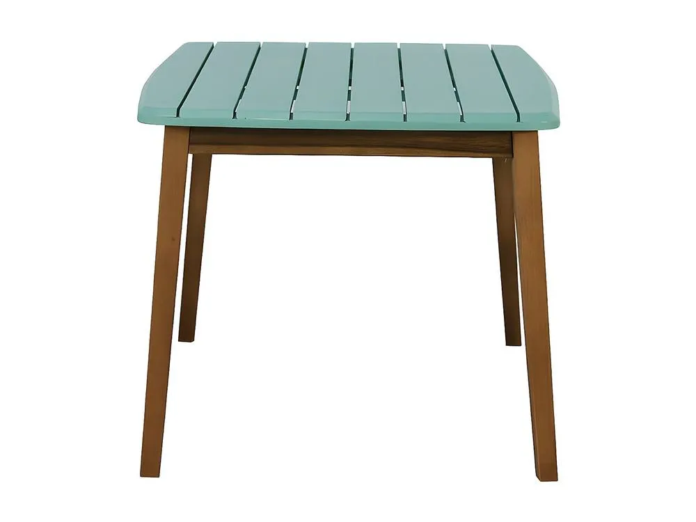 Vente-unique Children's Garden Table In Blue Acacia - GOZO in Turquoise 6