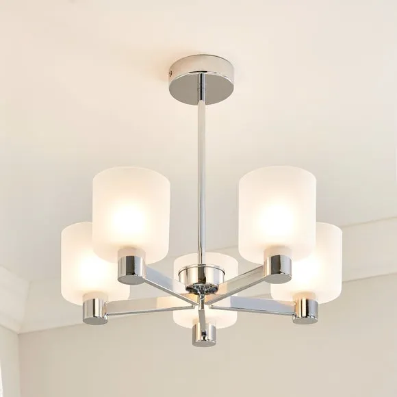 Erin 5 Light Semi Flush Ceiling Light 1