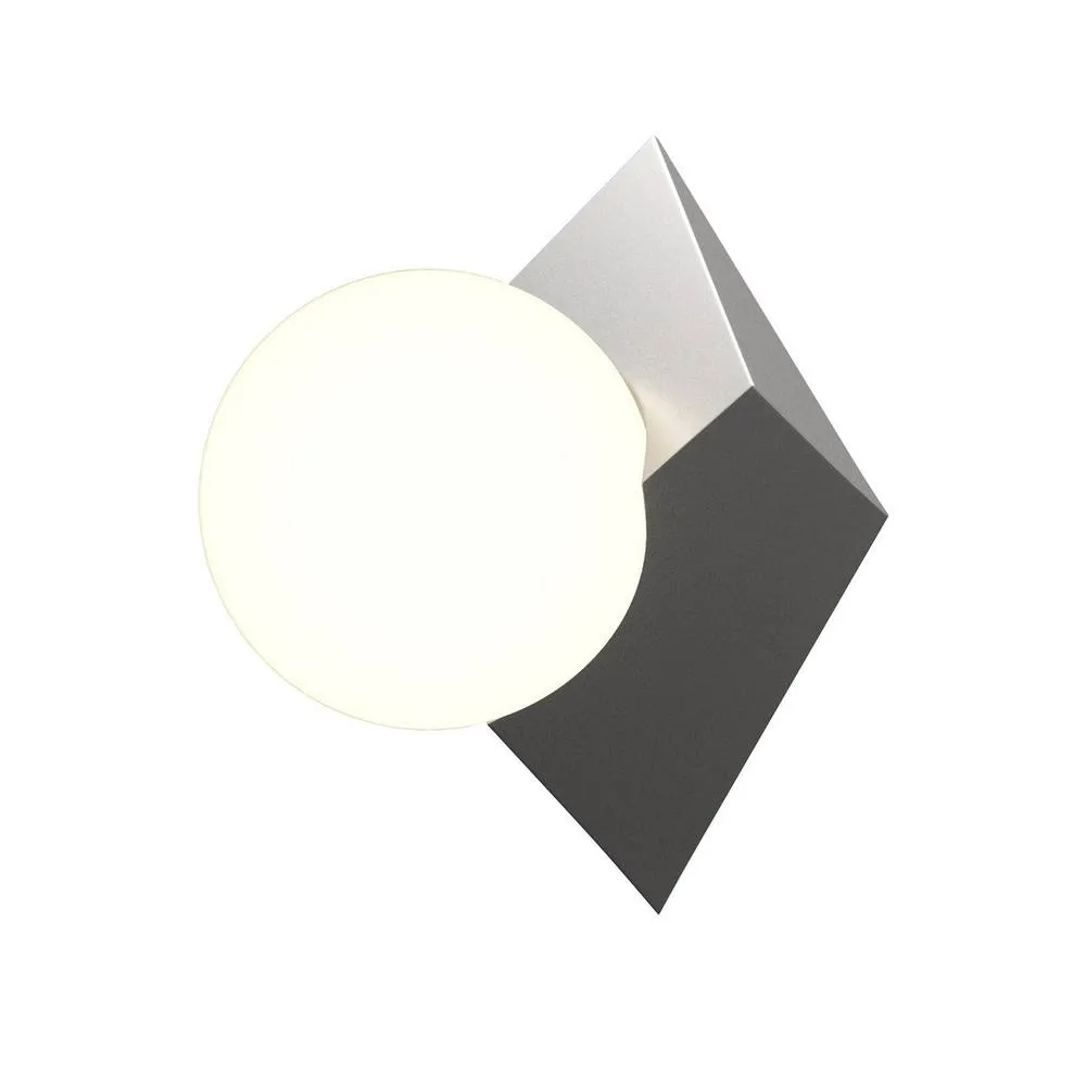 Netlighting Cubeo Globe Wall Lights Platinum G9 in Grey