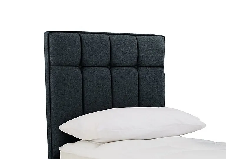 Beam Floor Standing Headboard - Single - Weave Noir