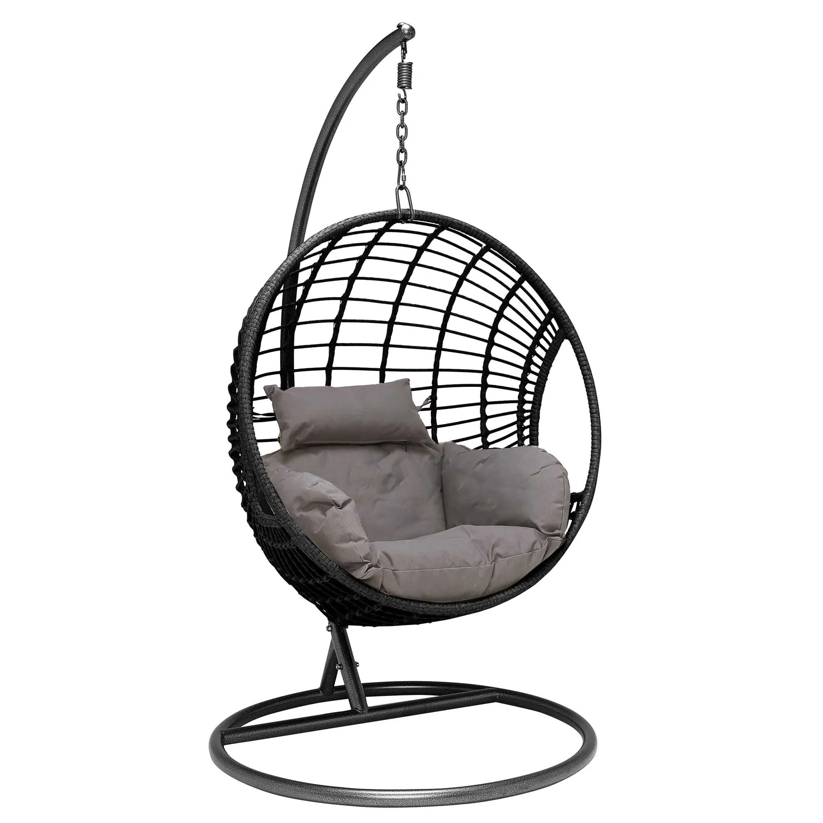 Castello Hanging Chair, Black | Barker & Stonehouse 3