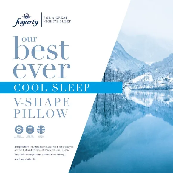 Fogarty Cool Sleep Side Sleeper V-Shape Pillow 5