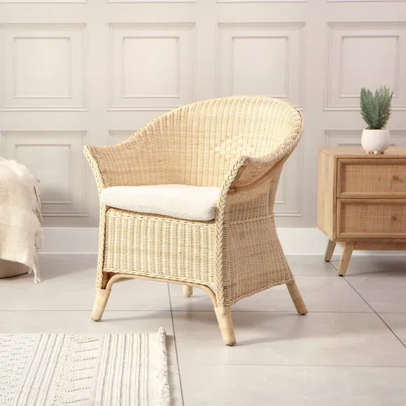 Desser Kingsize Wicker Loom Chair with Cushion