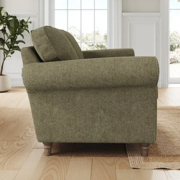 Flori Soft Chenille 2 Seater Sofa 2