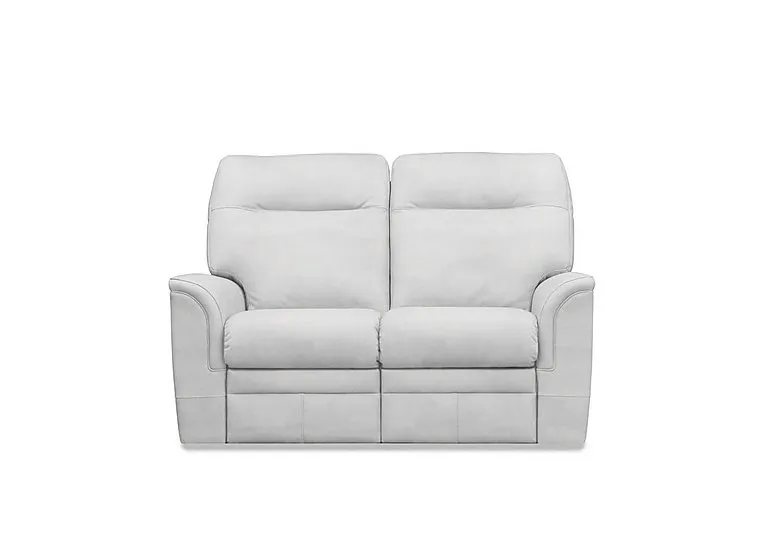 Hudson 23 Leather 2 Seater Sofa - Roma Chalk