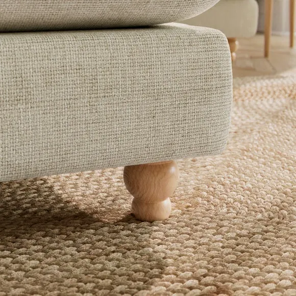 Martha Chunky Chenille Footstool 5