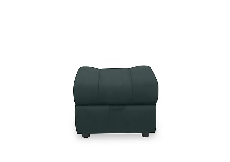 Aero Leather Storage Footstool