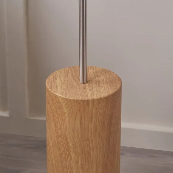 Pacific Lifestyle Bonham Wood Veneer and Metal Floor Lamp 3
