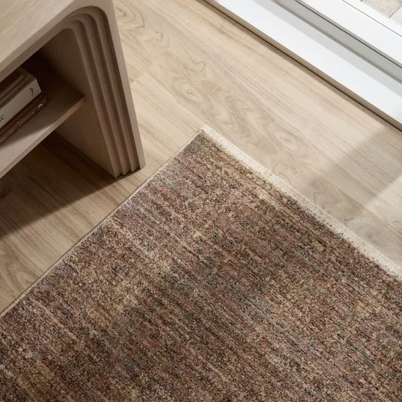 Aura Tweed Flecked Fringed Rug 6