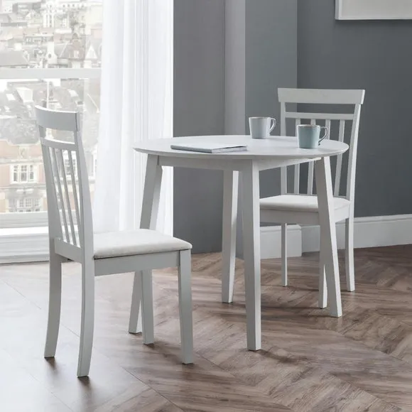 Coast Dropleaf Dining Table with 2 Coast Dining Chairs
