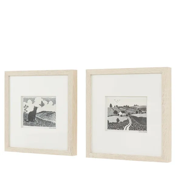 Cedar and Sage Set of 2 Countryside Living Typography Framed Prints 5