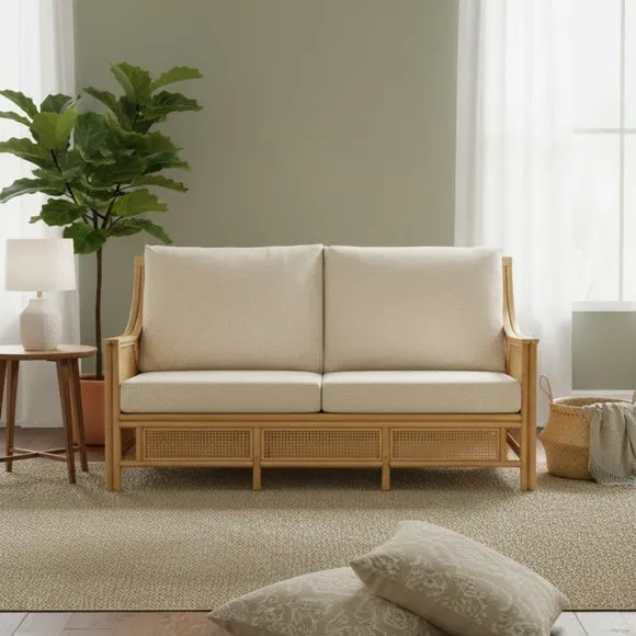 Desser Chester Rattan 3 Seater Sofa